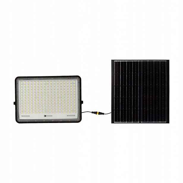V-tac Solární Led zářič 30W dálkový ovladač auto časovač IP65 černý VT-240W