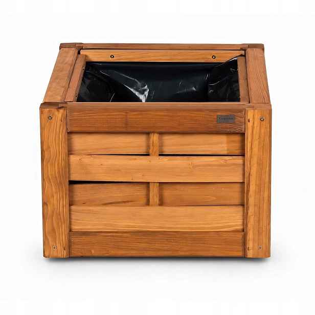 Dřevěný Zahradní Květináč, Čtvercový Zeleninový Záhon, Box Na Terasu, Balkon