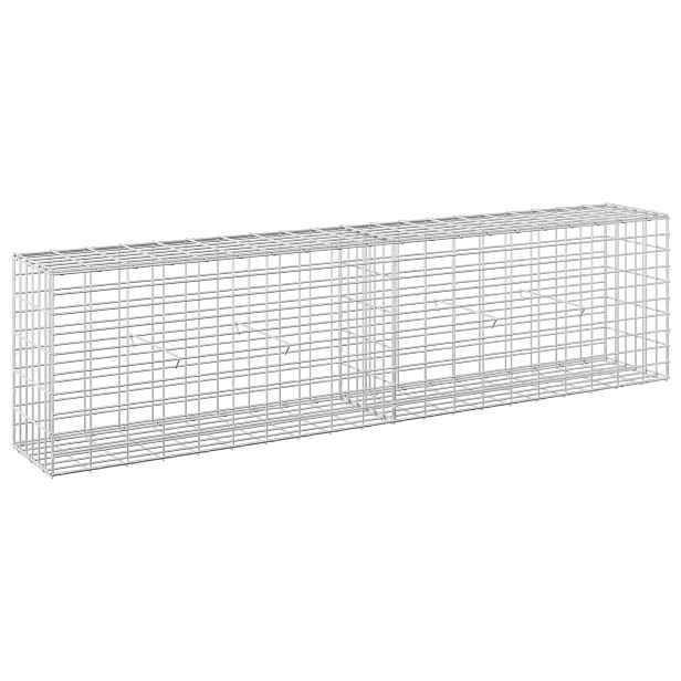 vidaXL Gabion s drátem 3,5 mm a síťkou 5x10 cm 200x30x50 cm
