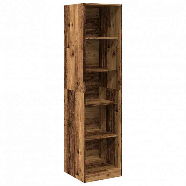 vidaXL Šatní skříň old wood 50 x 50 x 200 cm kompozitní dřevo