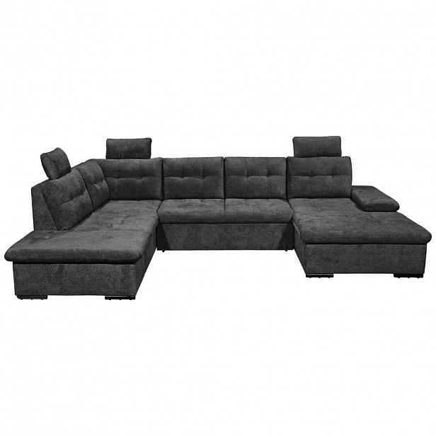 Livetastic SEDACÍ SOUPRAVA, textil, černá