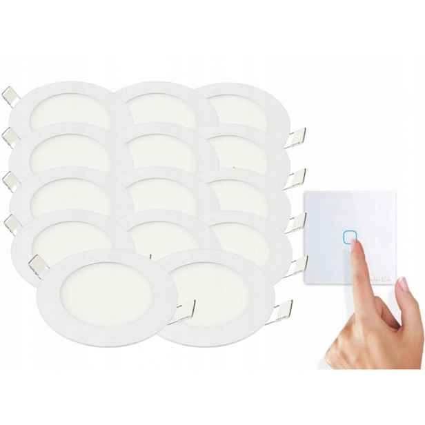 Moderní sada panelů Halogen 3W 14x spínač