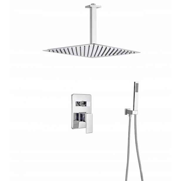 Sprchový Set Podomítkový Chrom 40 cm