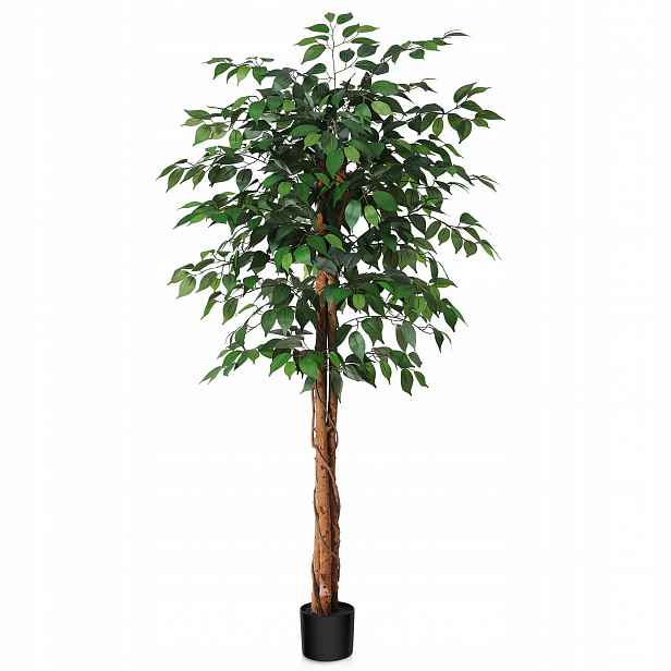 Umělý fíkovník s květináčem 180 cm Stromek Rostlina do kanceláře
