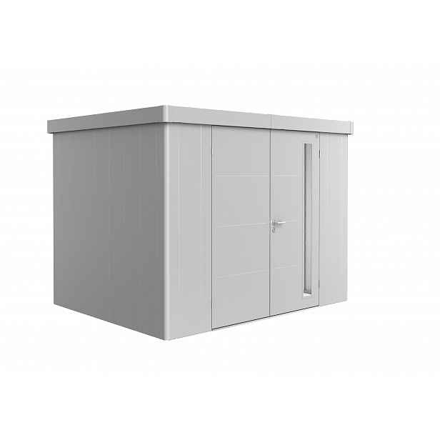 Zahradní domek NEO 2C, stříbrná, dvoukřídlé dveře BH82008