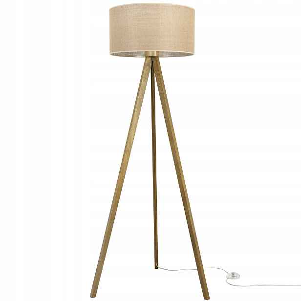 Stojací Trojnožková Lampa S Jutovým Stínítkem Boho Do Ložnice Obývacího Pokoje Pl