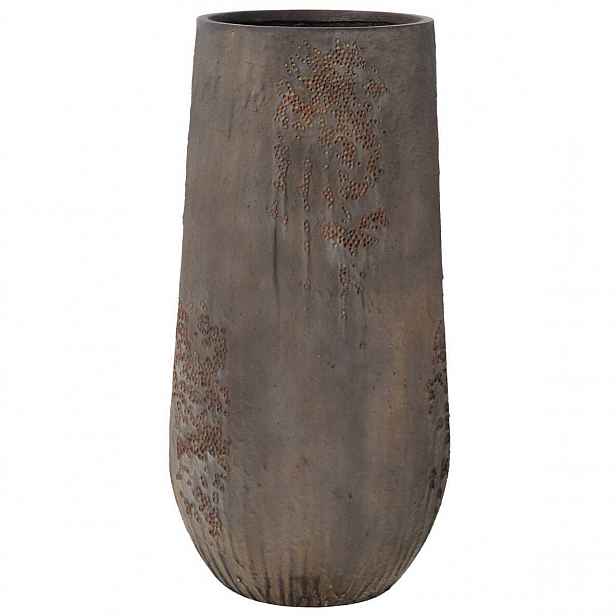 Pottery Pots Květináč Nax, barva imperiální hnědá, více velikostí - PotteryPots Velikost: L - ø 50 cm | v. 100 cm
