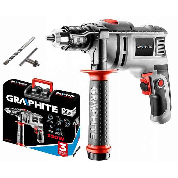 Příklepová Vrtačka Graphite 58G725 550W