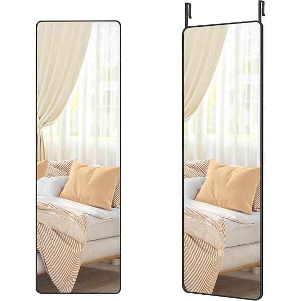 SONGMICS Závěsné zrcadlo Layla 120 cm černé