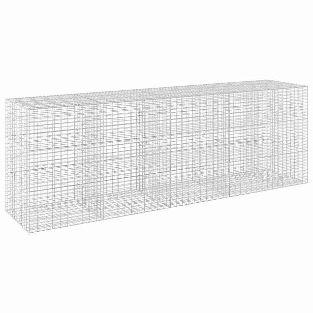 vidaXL Gabion s drátem 3,5 mm a síťkou 5x10 cm 450x100x150 cm