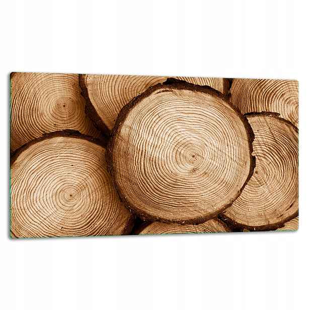 7v1 Skleněná Deska Na Krájení 52x30 Dřevo Tvrzené Sklo