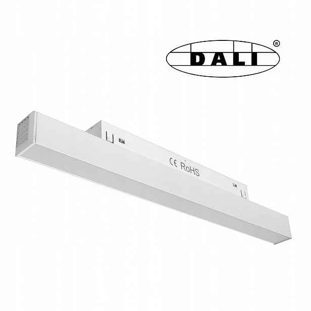 Magnetická lampa bílá pro kolejnice DDCX-FG300 Led 12W Systém Dali Barva Cct