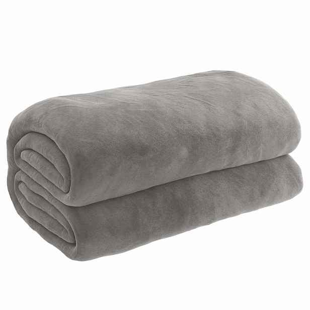 vidaXL Zátěžová deka s povlečením šedá 200 x 200 cm 9 kg textil