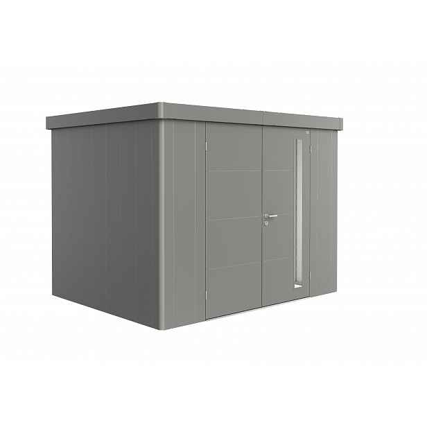 Zahradní domek NEO 2C, šedý křemen, dvoukřídlé dveře BH89008