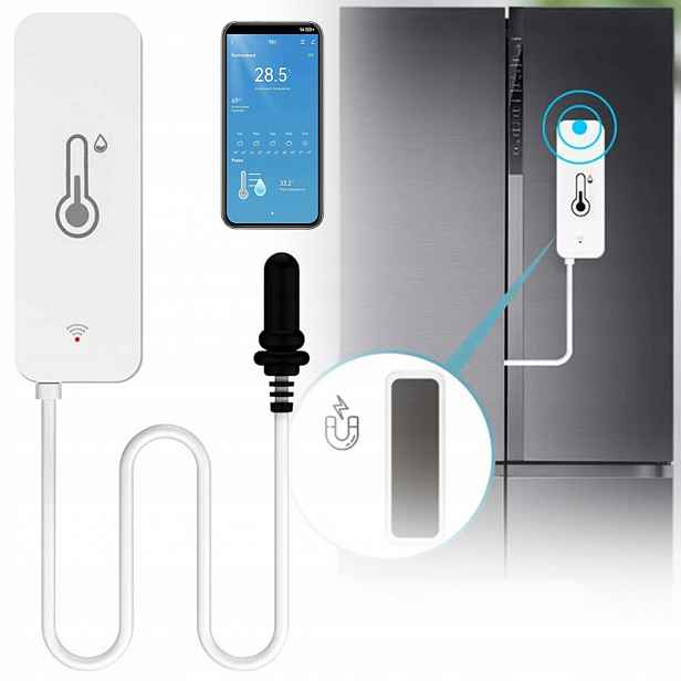 Teploměr, Vlhkoměr, Senzor Teploty A Vlhkosti, Aplikace Wifi Smart
