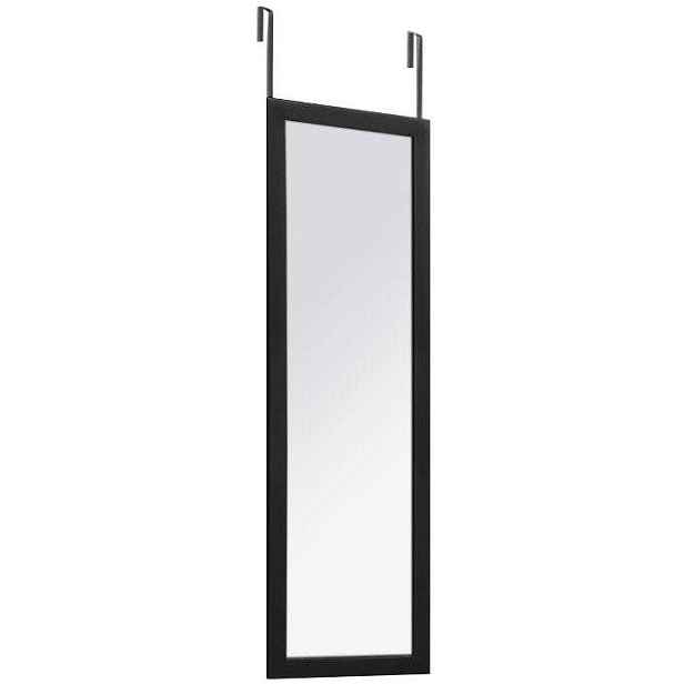 5five Simply Smart Závěsné zrcadlo na dveře HAGGY 110x36 cm černé