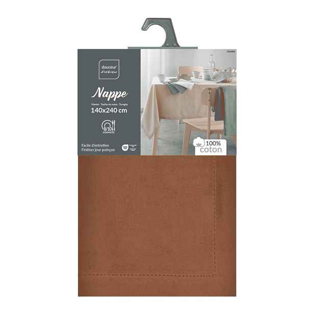 Bavlněný pratelný ubrus 140x240 cm Charline – douceur d'intérieur