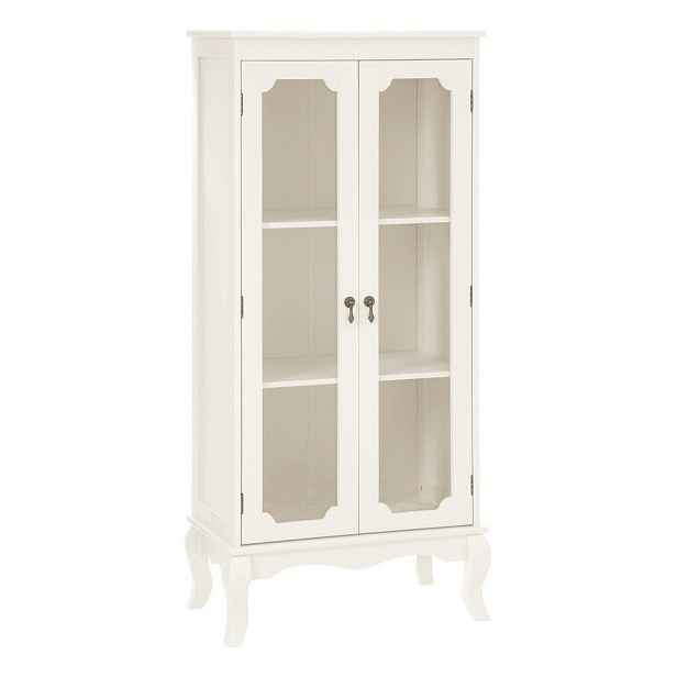 Bílá vitrína 58x131x32 cm Marcella – Premier Housewares