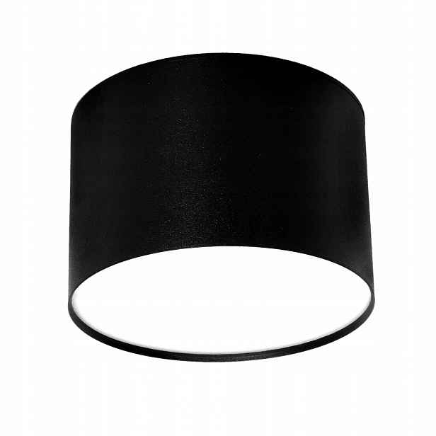 Stropní svítidlo Led PZE-MKL907 tuba černá 9W s měnitelnou barvou světla Cct, krytí IP54