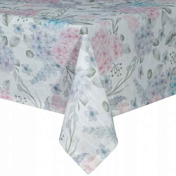 Dekorativní ubrus na stůl s květinami SUMMER8 růžový 140x220 folk retro barevný