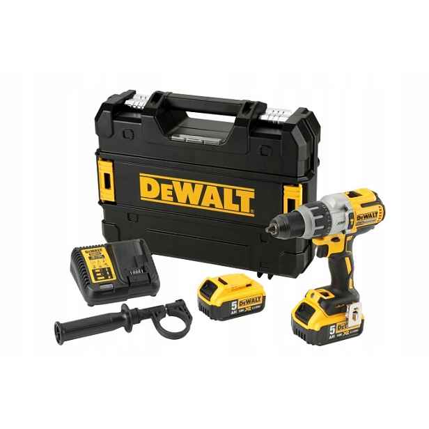 DeWALT Aku Vrtačka s příklepem 18V Xr Xrp 2X 5Ah kufr Tstak DCD996P2