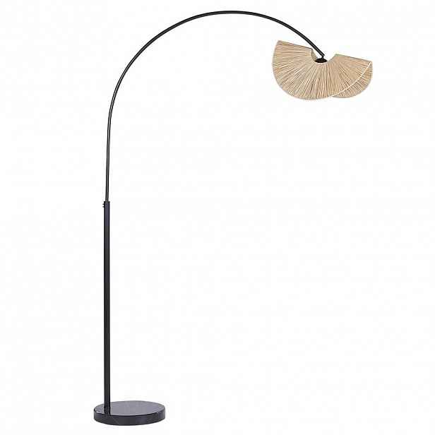 Beliani STOJACÍ LAMPA Přírodní Herron