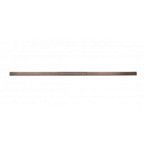 I-Drain AIO - Sprchový žlab s hydroizolací, délka 115 cm, s roštem, čokoládová ID5A11501AIO1.C