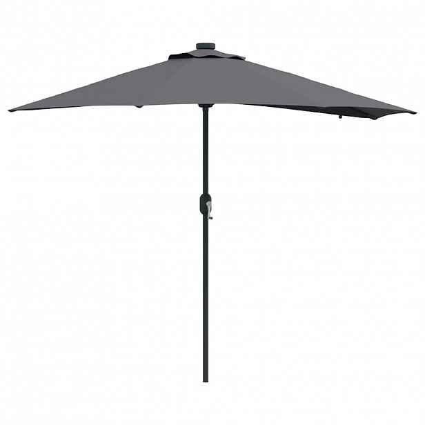 vidaXL Zahradní slunečník Antracit 294 x 150 x 223 cm Polyester a ocel