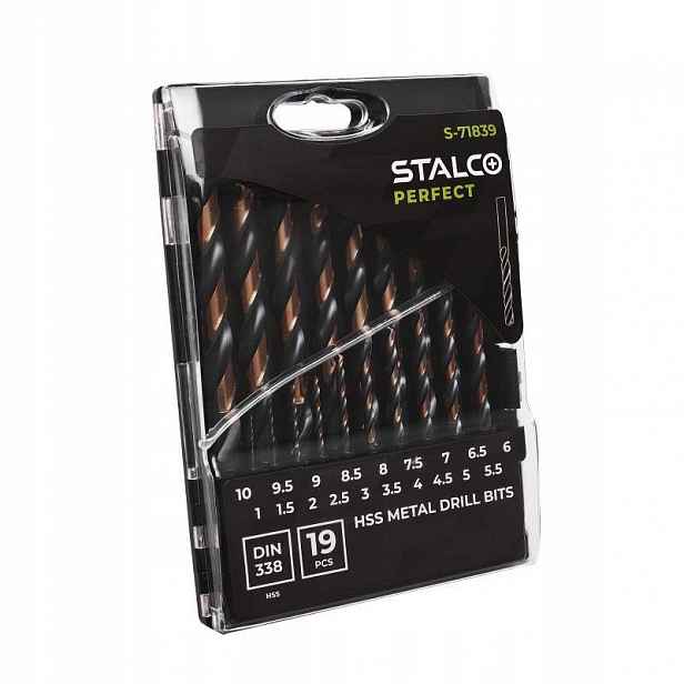 Vrtáky do kovu Hss, 1,0 10,0 mm, Stalco Perfect, set