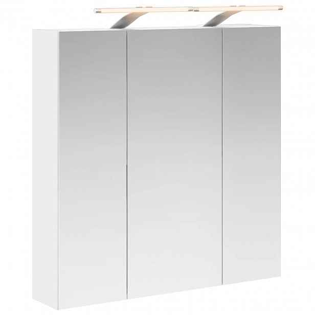 vidaXL Koupelnová zrcadlová skříň Bílá 70 x 14,5 x 70 cm