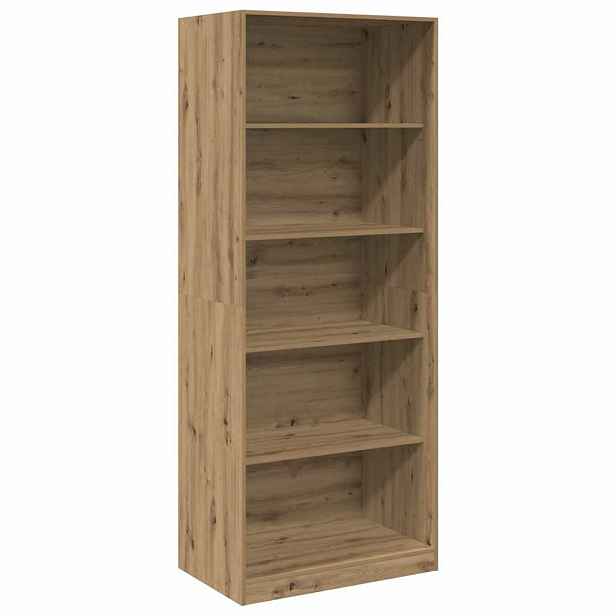 vidaXL Šatní skříň dub artisan 80 x 50 x 200 cm kompozitní dřevo