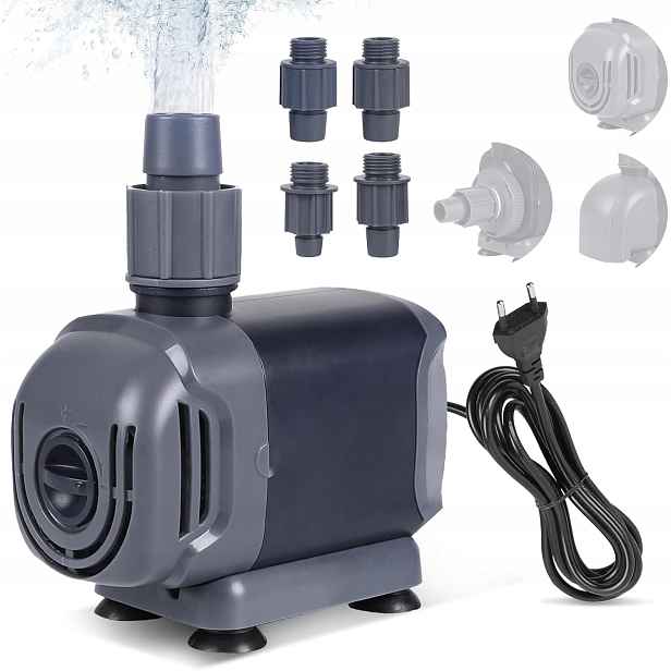 Ponorné Čerpadlo 3500 L/h 55 W 3 Trysky Do Jezírka