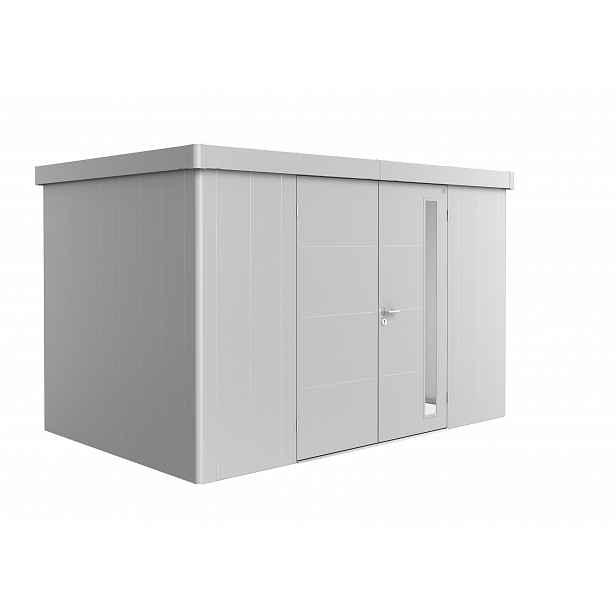 Zahradní domek NEO 2D, stříbrná, dvoukřídlé dveře BH82048