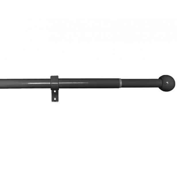Garnýž Lory 120-230 cm, černý nikl