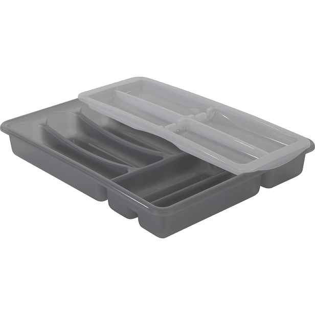 Rotho Organizér do šuplíku, příborník dvoupatrový KLASIK 32 x 39 cm