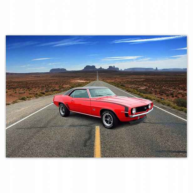 Plakáty 185x125 Červený Chevrolet Ss