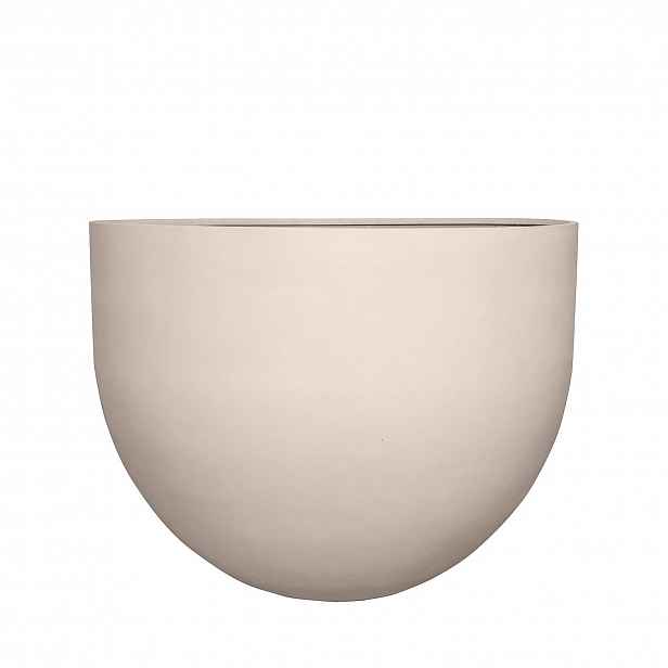 Pottery Pots Květináč Jumbo Mila, barva přírodní bílá, více velikostí - PotteryPots Velikost: M - ø 100 cm | v. 76 cm