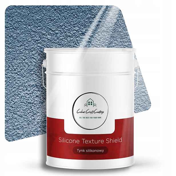 Silikonová omítka 1.0MM Beránek Modrý 15KG F126