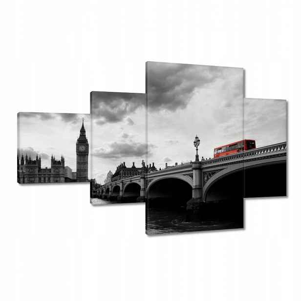 Obrazy 130x80 Big Ben Most Anglie
