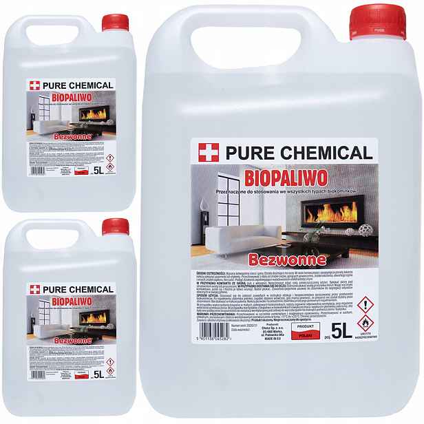 Biopalivo do biokrbu Atest bioetanol 15 l (3 x 5 l)