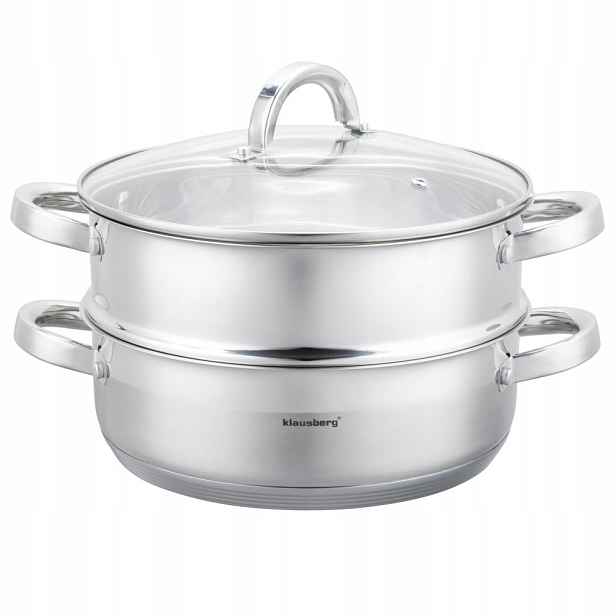 Hrnec na vaření v páře 28 cm 6 l, Klausberg KB-9074