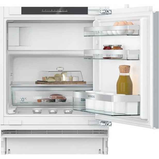 Podstavná lednice Siemens s mrazicí částí 82 x 59,8 cm ploché panty s jemným dovíráním KU22LADD0