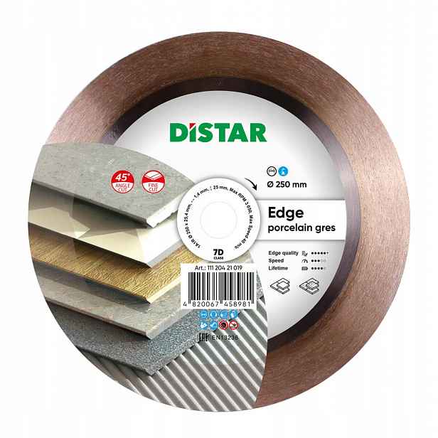 Diamantový Kotouč 250 Řezání Gres Certa Typ Edge