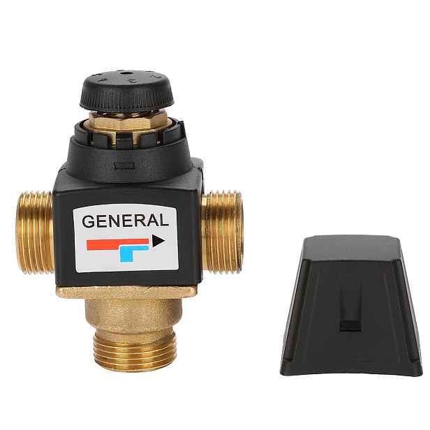 Třícestný Termostatický Směšovací Ventil G3/4 DN20 1-10m3/h 35-60°C