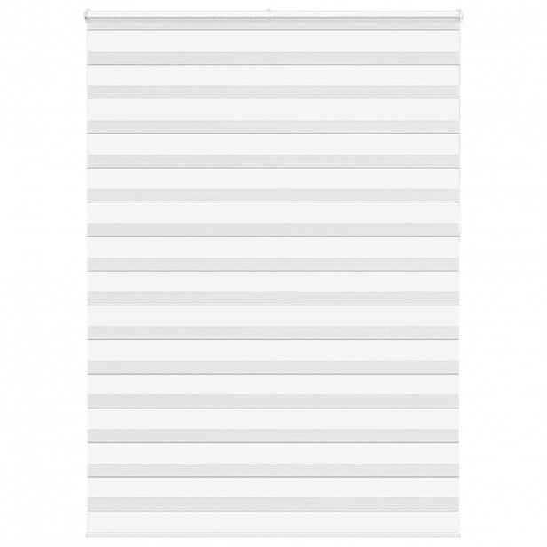 vidaXL Zebra roleta bílá 160x230 cm šířka látky 155,9 cm polyester