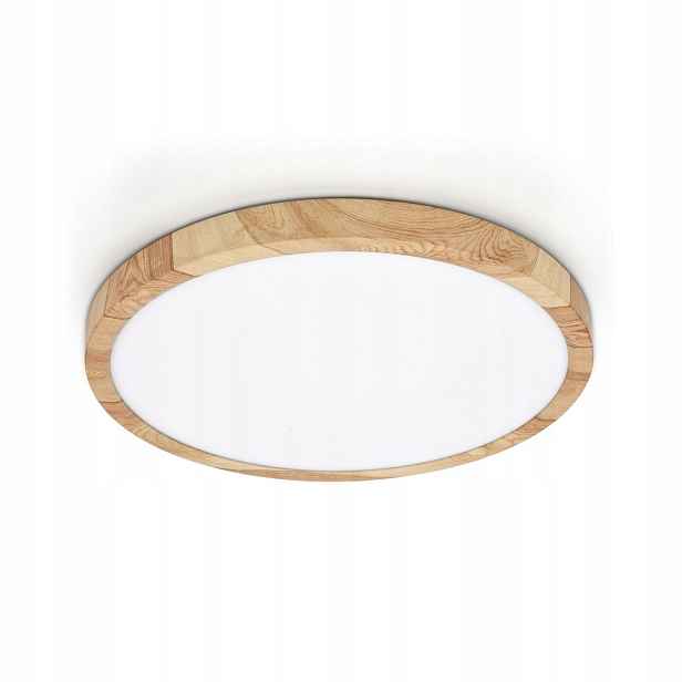 Alata PLF-72836-300R-24W-WO Minimalistický Led stropní svítidlo v barvě dřeva