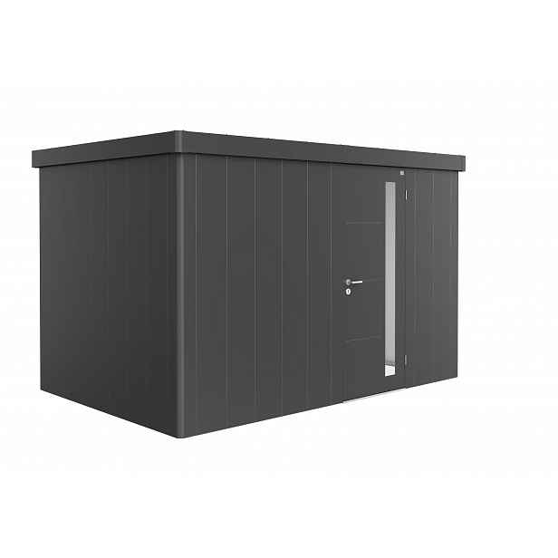 Zahradní domek NEO 2D, tmavě šedá, jednokřídlé dveře BH86028