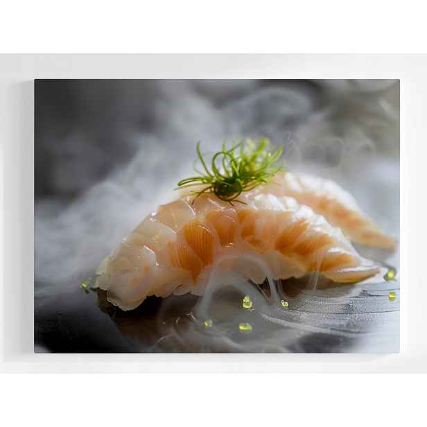 Plakát Kuchyně Jídlo Japonsko Asie Sushi Rýže Ryba 100x75