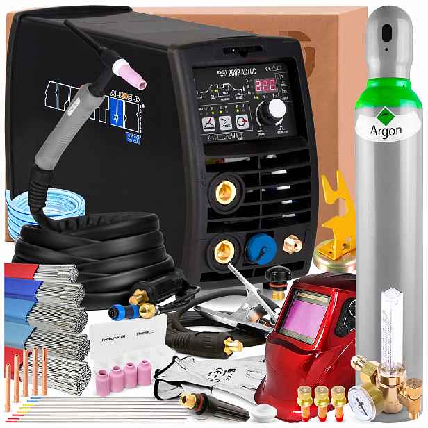 Svářečka Spartus Easytig 208P Ac/dc 230V 200A Tig Lift Hf Puls Mma Igbt