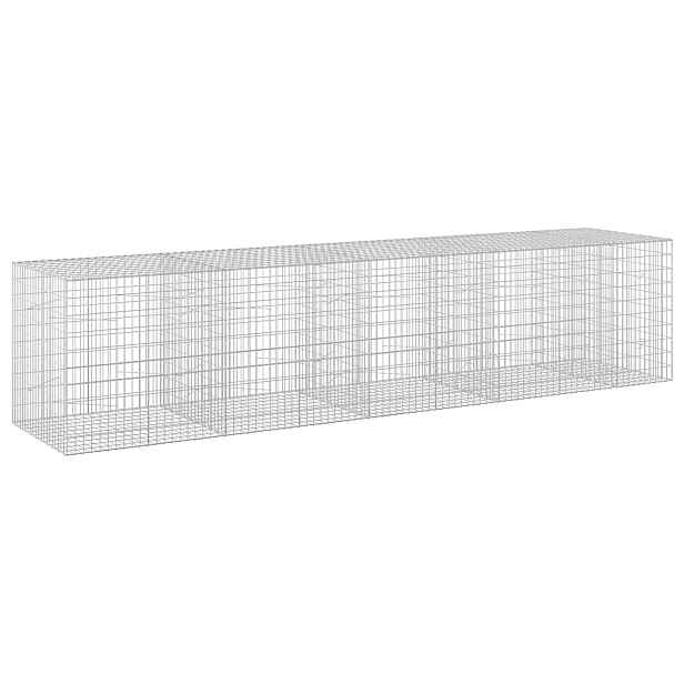 vidaXL Gabion s drátem 3,5 mm a síťkou 5x10 cm 450x100x100 cm